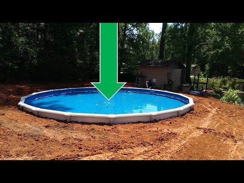 Inexpensive Above Ground Pool Landscaping Ideas dropping an above ground pool in the ground (the details) | home Inexpensive Above Ground Pool Landscaping Ideas dropping an above ground pool in the ground (the details) | home
