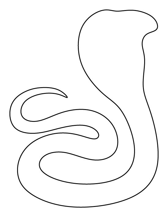 Rattlesnake pattern Use the printable outline for crafts - blank outline template Rattlesnake pattern Use the printable outline for crafts - blank outline template