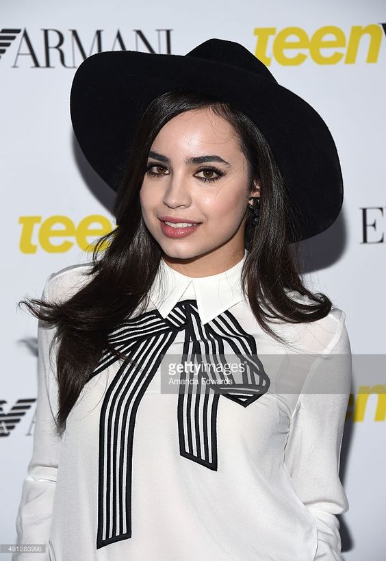 Actress and singer Sofia Carson arrives at Teen Vogue's 13th Annual Young Hollywood Issue Launch Party on October 2, 2015 in Los Angeles, California.