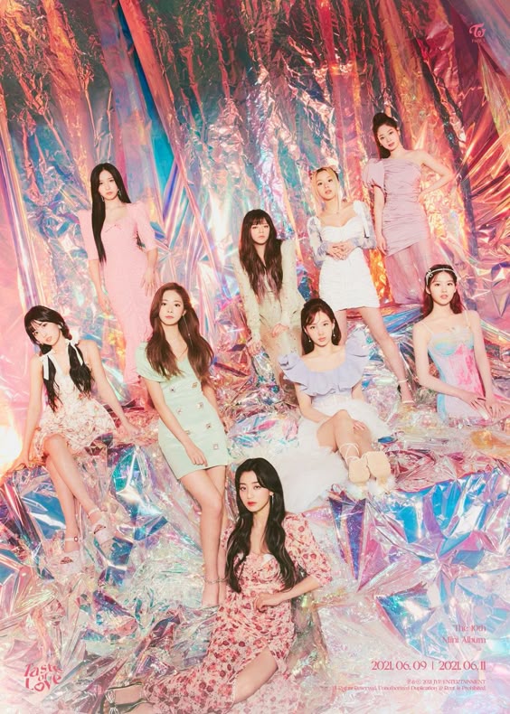 TWICE\'s upcoming album "Taste of Love" finally unveiled new concept images on May 21.