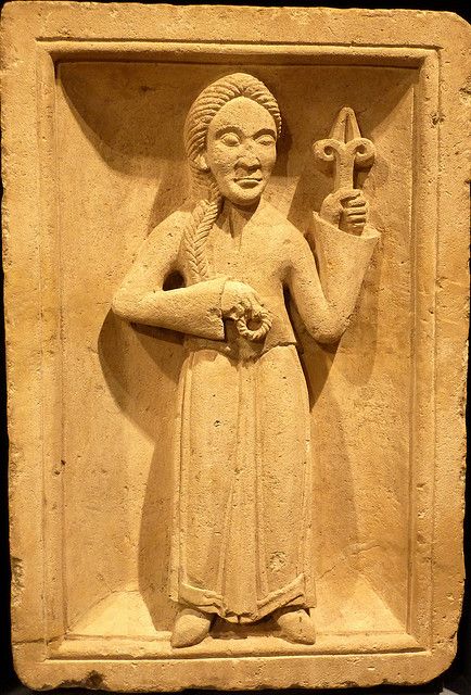 Romanesque Zodiac - Virgo Tierkreisrelief aus Brauweiler – vor 1141 Zodiac reliefs from Brauweiler – before 1141