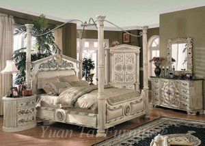 Roman Bedroom Furniture Designs Roman Column Four Post Bed Bedroom Set Inspiring Furniture