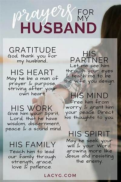 godly wife prayer for husband
