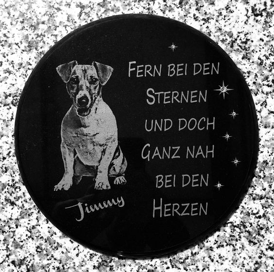 Grabstein für Haustier - Gedenktafel - Animal Grave Stone - Trauer - treuer Weggefährte - Lasergravur - Foto - Hund, Katze, Pferd, Papagei, Schlange, Reptilien, Schildkröte uvm - Beschriftung - Grabmale Samulewitz - www.steinmetz-rheinbach.de - Steinmetzbetrieb - Bildhauerei - Andreas Samulewitz - Steinmetz- & Bildhauermeister