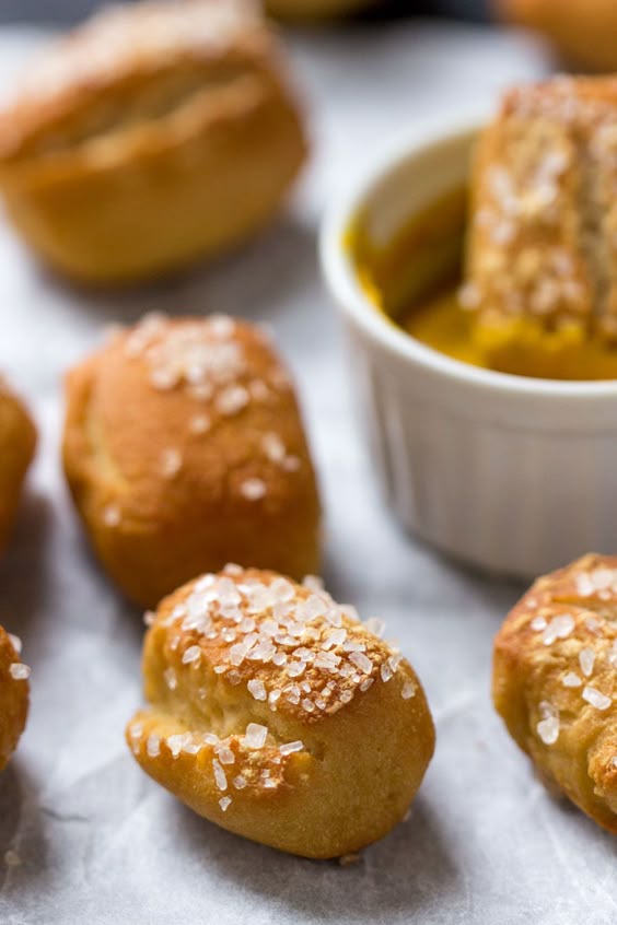 Gluten-Free Soft Pretzel Bites - easy to whip up and taste like the "real" thing!