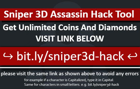 Sniper 3d Assassin Hack Free Diamonds And Coins No Human Verification 2019 Sniper Cheat Online Game Cheats - roblox assassin codes 2019 4 letter generator roblox