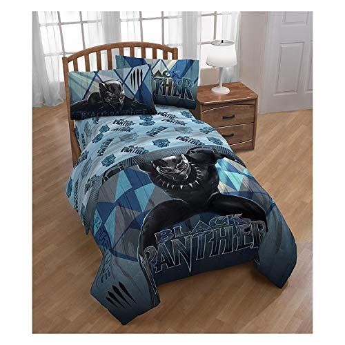 Marvel Black Panther Twin Comforter And Sheet Set Modern Bed Sheets Comforter Sets Kids Twin Bed
