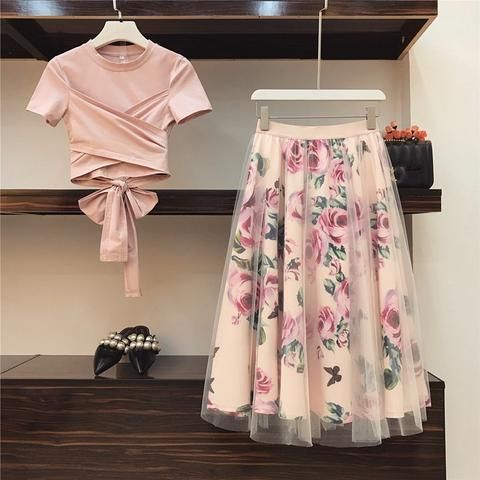 A-line design cotton fabric Pink vintage 80s skirt elastic waist indian skirt kid/'s art embroidery midi length