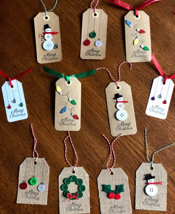 DIY Christmas Gift Tags | DIY Vibes