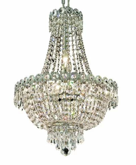 Stoltz 8 Light Unique Empire Chandelier With Crystal Accents Elegant Lighting Mini Crystal Chandelier, 8 Light Crystal Chandelier Wayfair