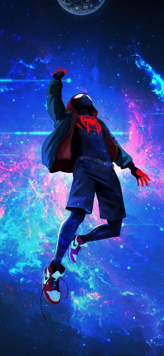 MIles Morales Spider-Man Into the spiderverse wallpaper phone