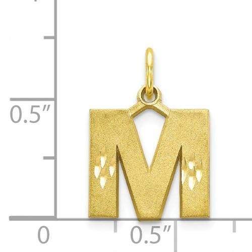 10k Yellow Gold Initial Monogram Name Letter M Pendant Charm Necklace Fine Jewelry Gifts For Women For Her 10k Yellow Gold Initial Monogram Name Letter M Pendant Charm Necklace Fine Jewelry Gifts For Women For Her