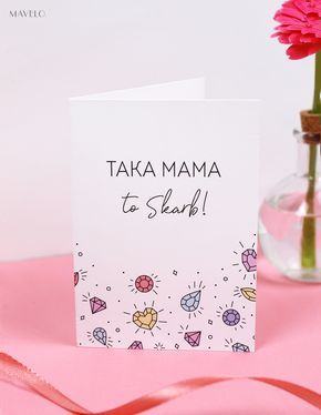 Kartki i etykiety na Dzień Mamy