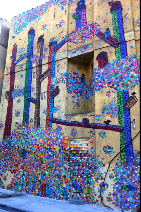 Would you add a mural to your facade? See how we paint at www.baycountrypainters.com