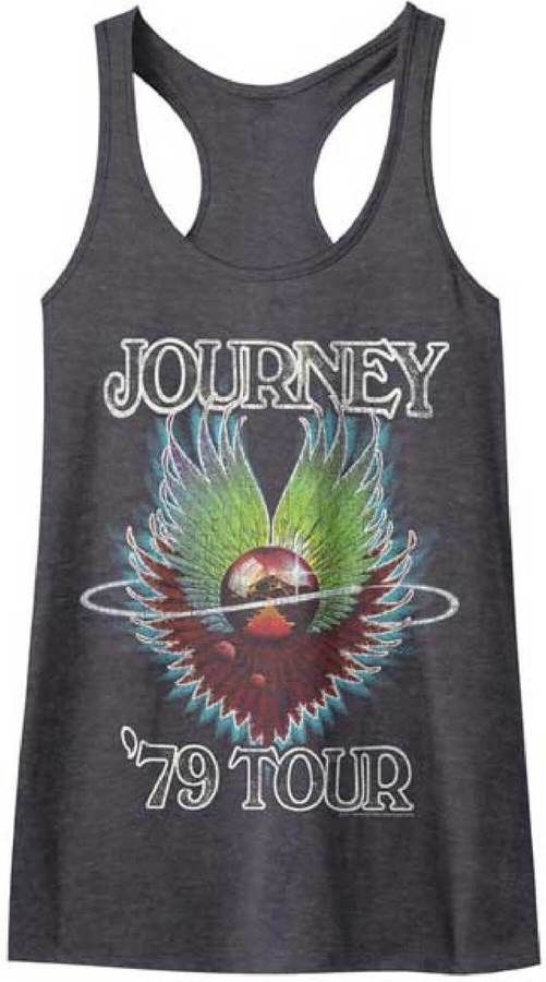 Journey 79 Tour Womans Fitted T Shirt Rock Music Band Merch