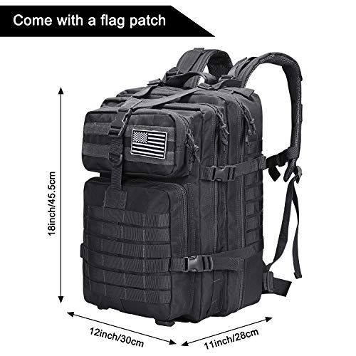 Mil-Tec Military MOLLE Assault Tactical Backpack 20L Dark Navy Blue