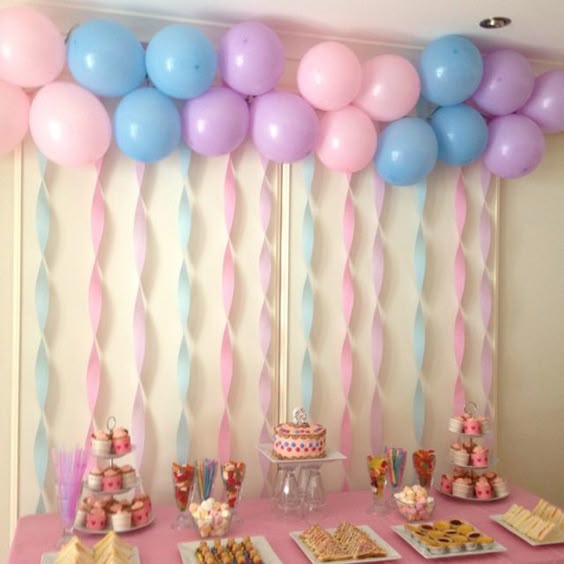 Girls Tea Party Birthday. Decorations and Party Table This was so much fun setting up and decorating. More