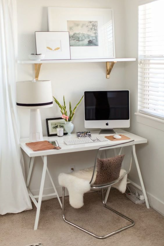 Elegant home office style 7 30 Creative Home Office Ideas: Working from Home in Style