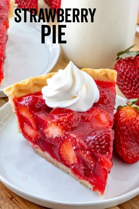 Strawberry Pie - The Most Addicting Pie Ever