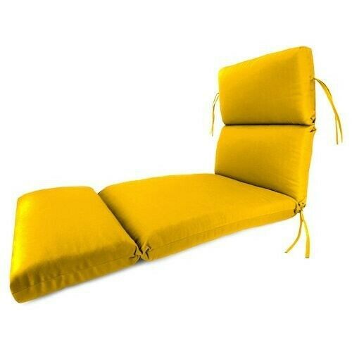 Chaise Lounge Cushion Outdoor Patio Deck Pool Yellow Furniture Cushion Outdoor Patio Deck Pool