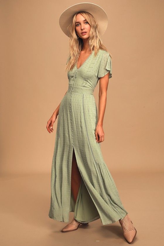 women sage green dresses