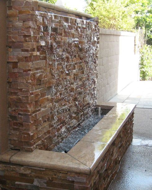 30 Relaxing Water Wall Ideas For Your Backyard Or Indoor Water Feature Wall Water Fountains Outdoor Indoor Water Fountains