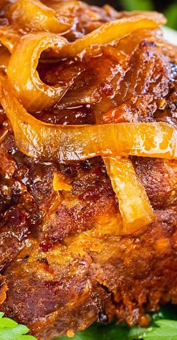 Slow Cooker Apricot Glazed Pork Loin
