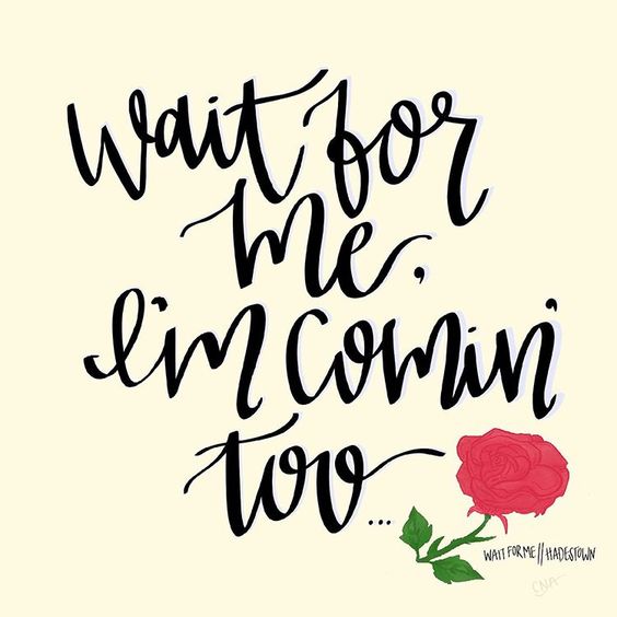 Had to do some broadway inspired lettering bc Iâm SO pumped about @hadestownâs 14 tony nominations ððð¼ #handletteringbeginner #procreate⦠#handlettering #calligraphy #lyrics #broadway #hadestown