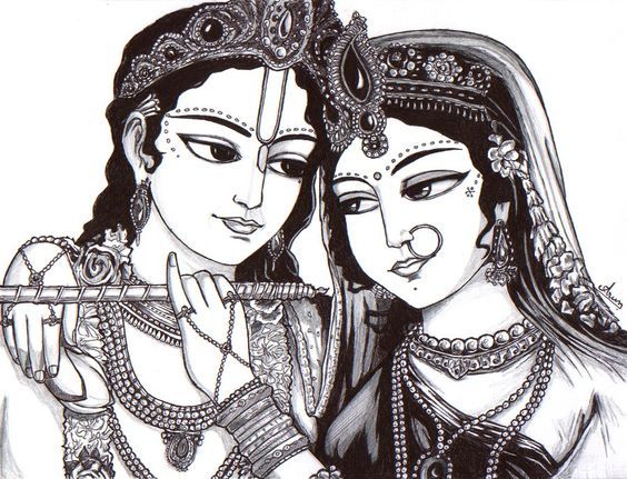 Black And White Pictures Of Radha Krishna Google Search Radha Krishna Art Art Forms Of India Temple Art