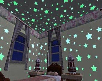 Luminous Wall Sticker Glow In Dark Moon Star Eiffel Decal Kid Chirld Room Decor Luminous Wall Sticker Glow In Dark Moon Star Eiffel Decal Kid Chirld Room Decor