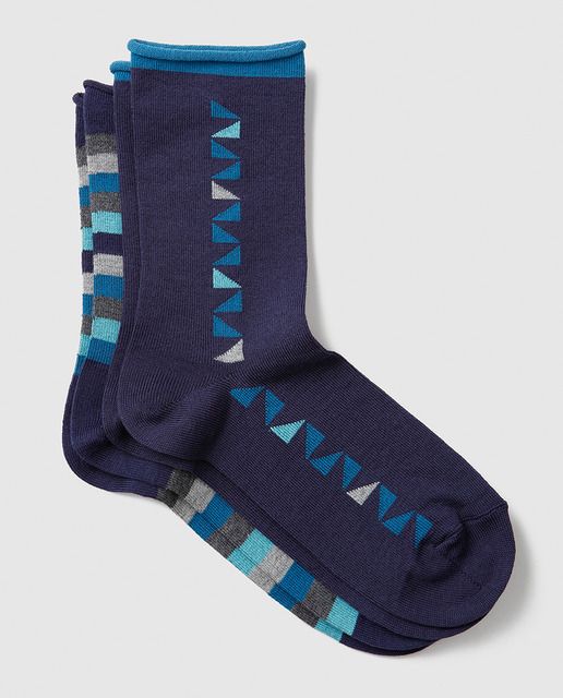 Calcetin Largo De Mujer Punto Blanco Estampado En Rayas Sport Socks Kids Socks Socks Women