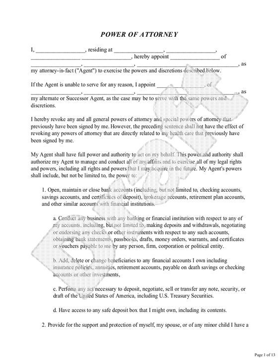 Power of Attorney (POA) Form - Create a Free Letter of Attorney - durable power of attorney form Power of Attorney (POA) Form - Create a Free Letter of Attorney - durable power of attorney form