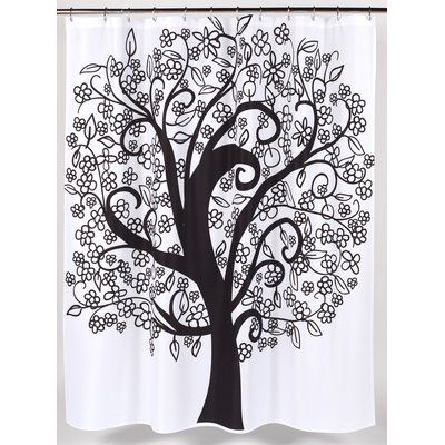Waterproof Floral Tree Of Life Shower Curtain Curtains Cheap