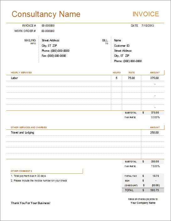 Consulting Invoice Preview Free Excel Templates Pinterest - excel templates invoice Consulting Invoice Preview Free Excel Templates Pinterest - excel templates invoice