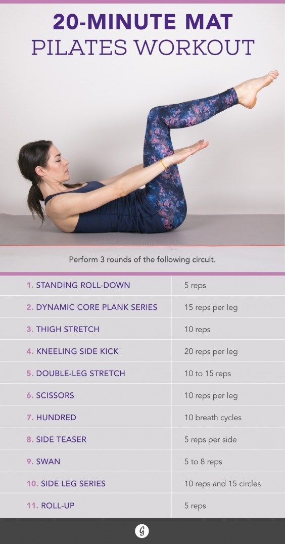 20 pilates workout hotsell