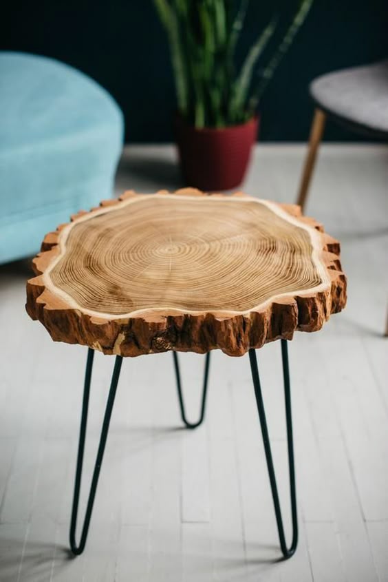 Welcome to Belmaro Design - High Quality Products for Interior Design. ***ABOUT THIS ITEM*** This is a hand crafted wood Live Edge Modern Coffee Table with Mid-Century Hairpin Legs - made from Acacia. It is finished with a premium lacquer. Height (including the wood slab): 14 inches (35.5 cm) 17