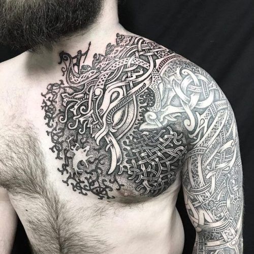 Nordic Ornament Tattoo Ragnarok Best Tattoo Ideas Gallery Viking Tattoos Tattoos Scandinavian Tattoo