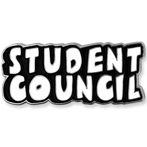 PinMart Black and White Social Studies Word School Teacher Enamel Lapel Pin