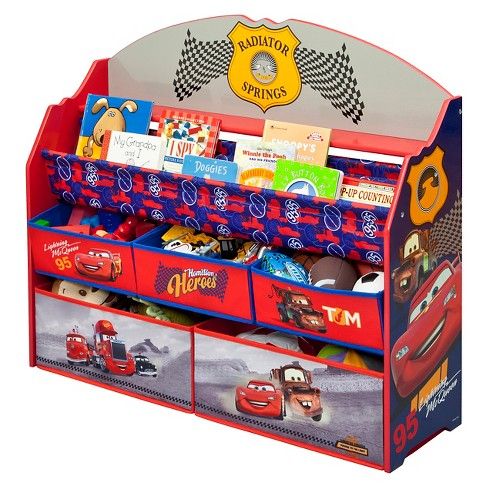 Disney//Pixar Disney Cars Deluxe Book /& Toy Organizer