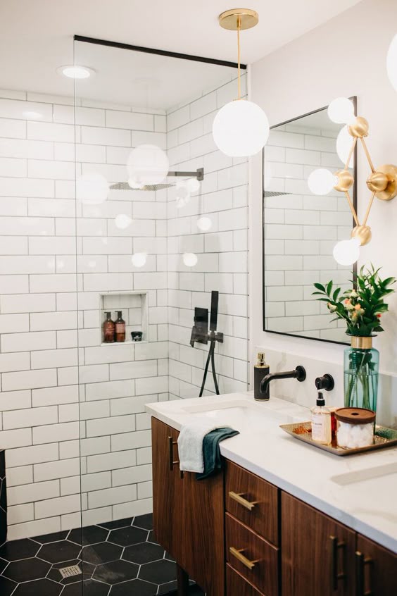 Modern + Minimal Bathroom Renovation — Gathered Living