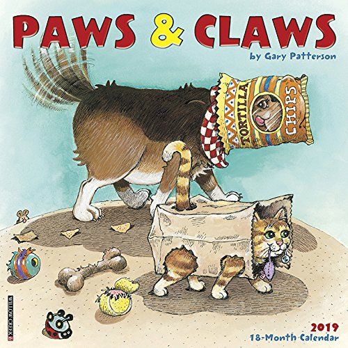 Gary Patterson S Paws N Claws 2019 Wall Calendar Calendar Wall Calendar July 15 2018 Claws Paws Gary Pa Paws And Claws Mini Calendars Gary Patterson