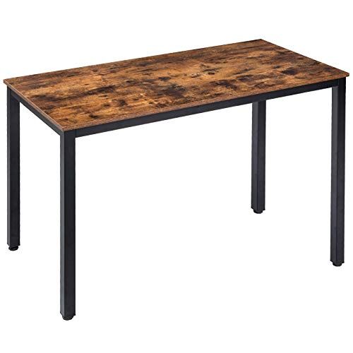 Bureau d/'ordinateur avec 2 étagères Table de bureau en bois et acier TSG25gr
