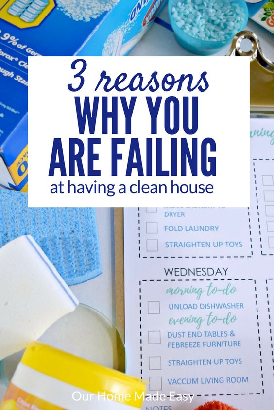 3 reasons why it\'s so hard to work and keep a home clean! A working mom gives a few solutions to keeping a home clean (mostly)! Click to see them all