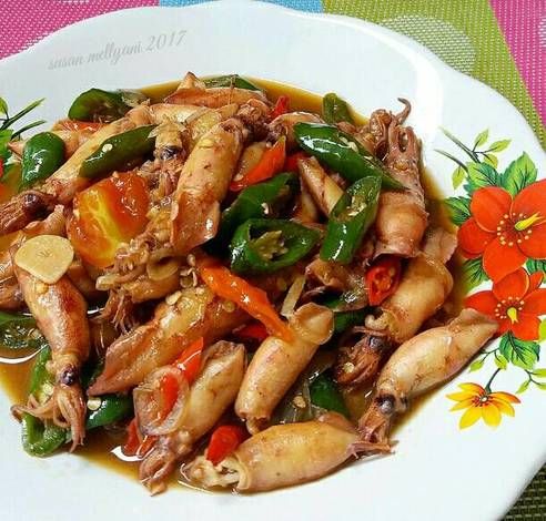 Resep Cumi Sambal Ijo Sambal Padang Oleh Susan Mellyani Resep Resep Makanan Makanan Resep
