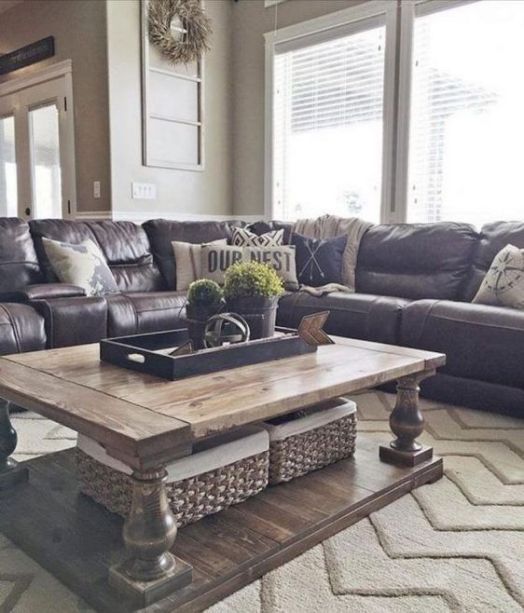 Surprising Facts About Farmhouse Coffee Table Decor Uncov Dizzyhome Com Brown Furniture Living Room Couch Modern Farmhouse Coffee Table Decor, Farmhouse Coffee Table Leather Sofa