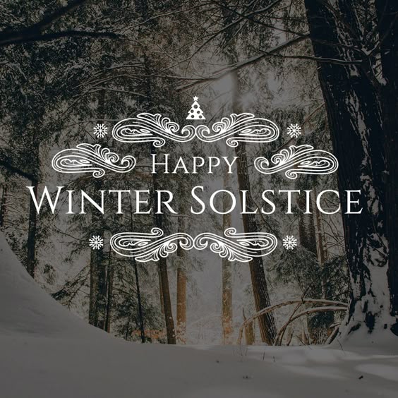 Happy Winter Solstice: the shortest day of the year Dec 21