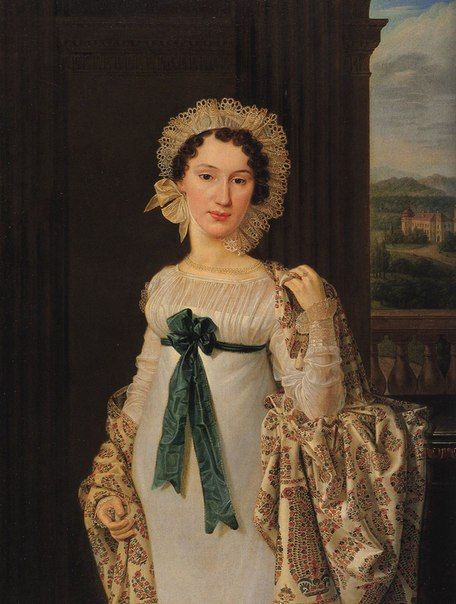 Модные наряды 1818 года
