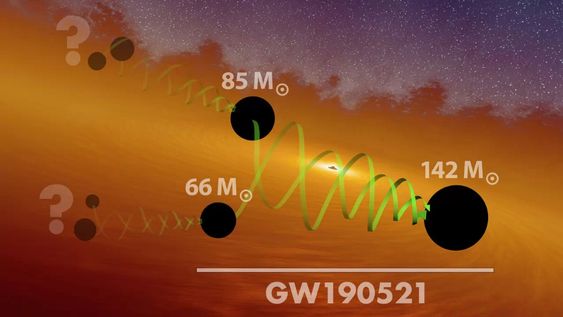 Detectan el agujero negro más masivo observado a través de ondas gravitacionales