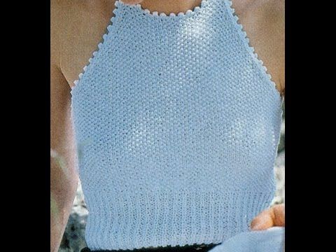 Top de verano a dos agujas hot sale