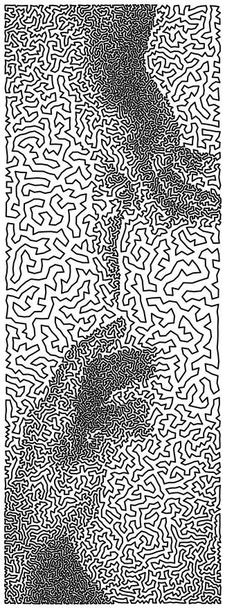 continuous line, might make an interesting computer art or ipad project...